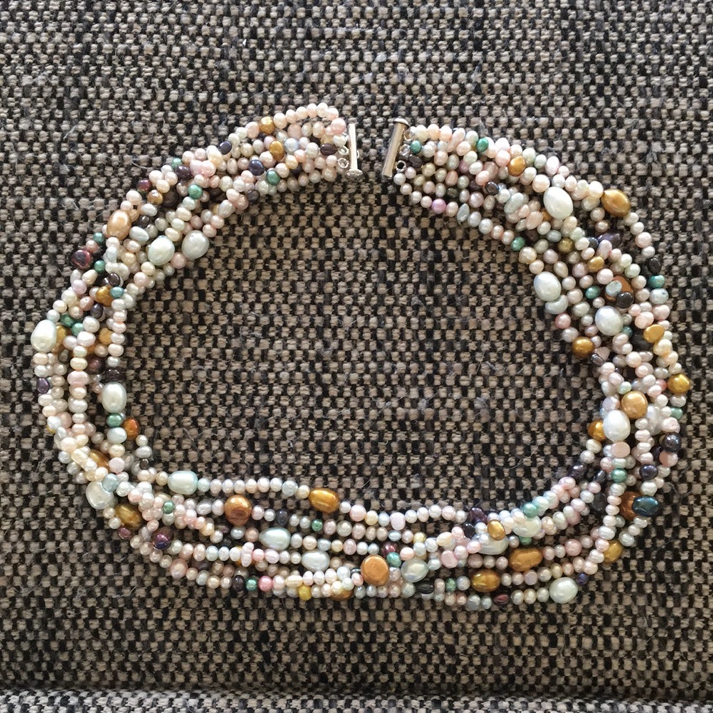 Ross Simon Mixed Pearl Necklace